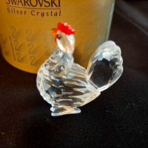 Swarovski crystal 2000 Cockerel # 247759 in box w C0A excellent